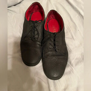 RALPH LAUREN~ BLACK LEATHER~SHOES 9.5